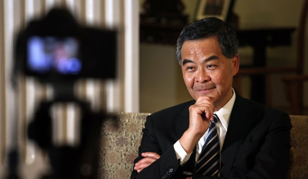 Former chief executive Leung Chun-ying was paid HK$50 million in relation to his work with property company DTZ. Photo: Nora Tam