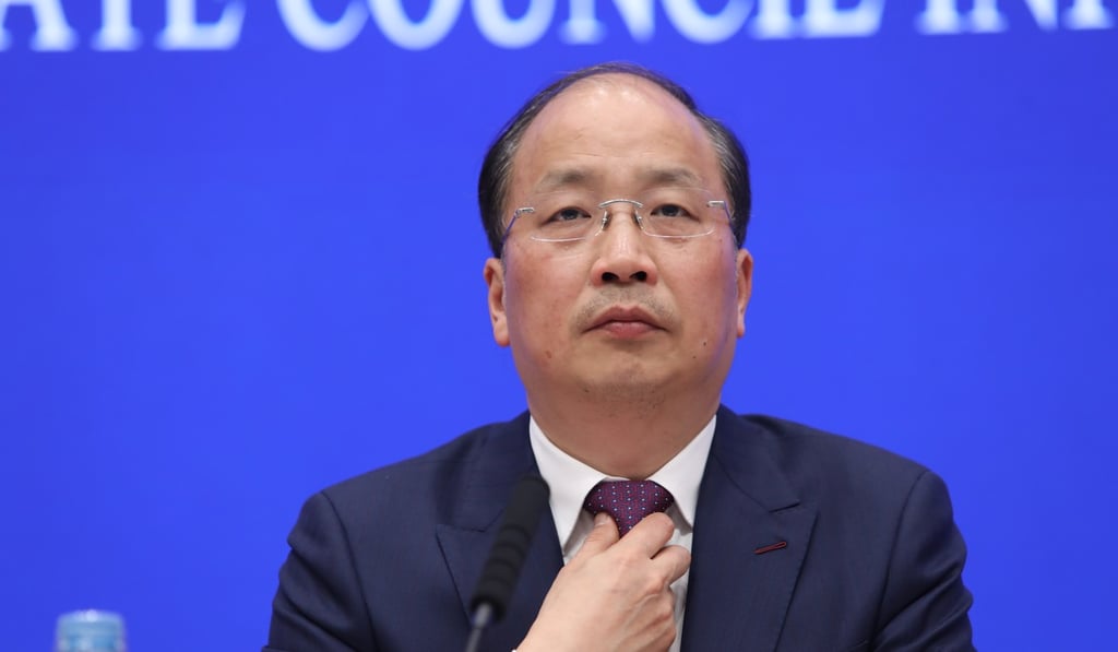 Yi Huiman, China Securities Regulatory Commission chairman. Photo: Simon Song/SCMP