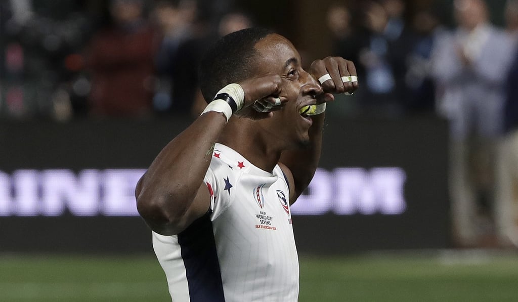 Perry Baker said he loves the atmosphere at the Hong Kong Sevens and the fans’ rugby knowledge. Photo: AP