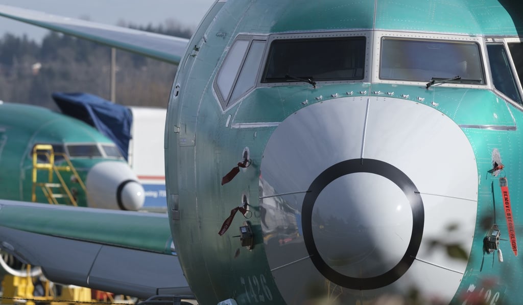 A Boeing 737 MAX 8 outside the factory in Renton, Washington. Photo: AFP