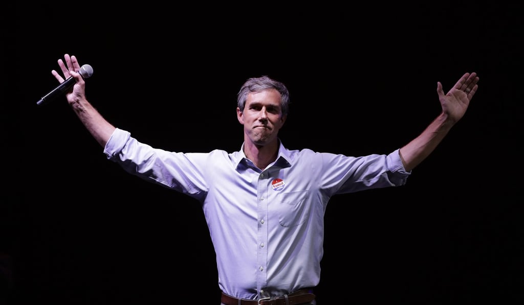 Beto O’Rourke makes his concession speech at his election night party in El Paso, Texas. Photo: AP Photo