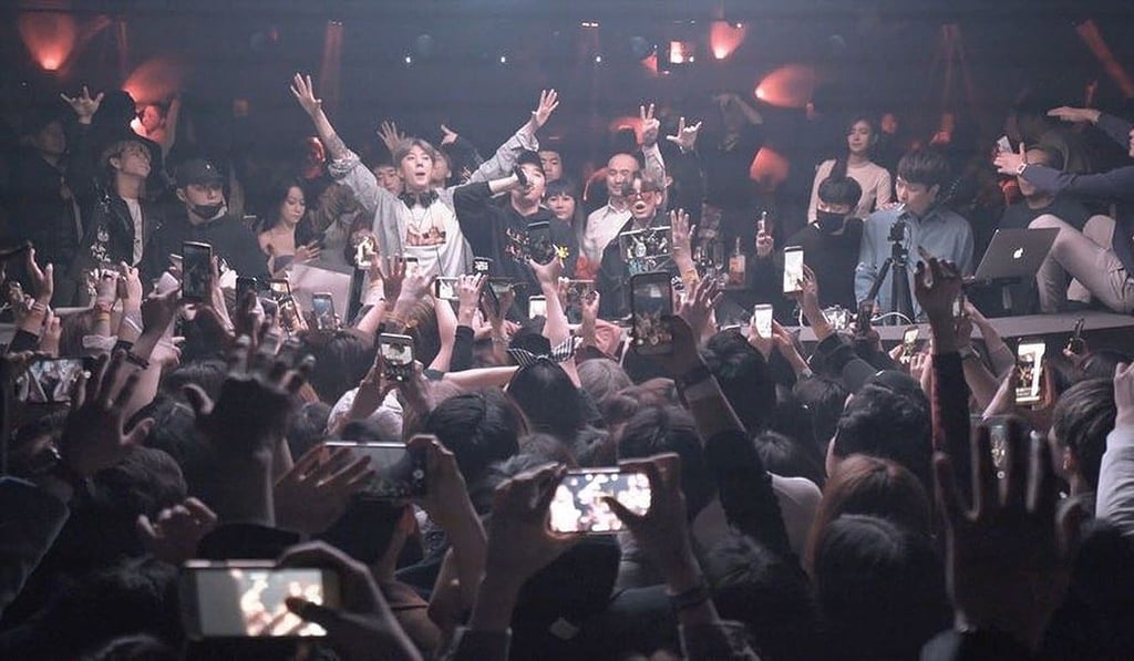 Seungri seen in Burning Sun in 2018. Staff at the nightclub have been accused of drugging female customers.