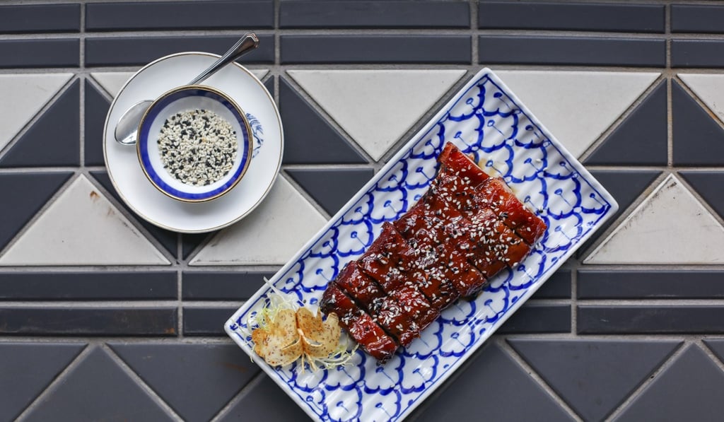 Barbecue pork loin with manuka honey at The Chinese Library, in Tai Kwun, Central. Photo: Xiaomei Chen