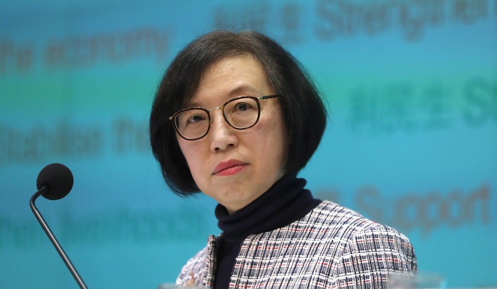 Health chief Sophia Chan says the idea is to stop users spending all the money at one time. Photo: Sam Tsang