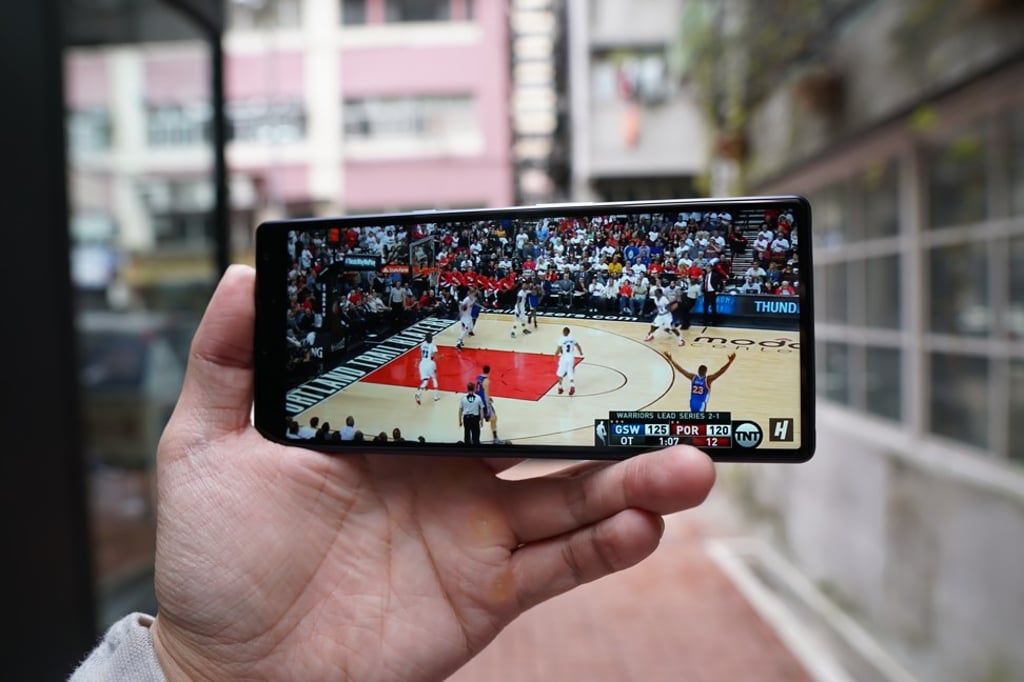 The 21:9 screen is best used for viewing videos, especially movies, as there is no letterboxing – the digital black bars that appear at the top and bottom of most videos. Photo: Ben Sin