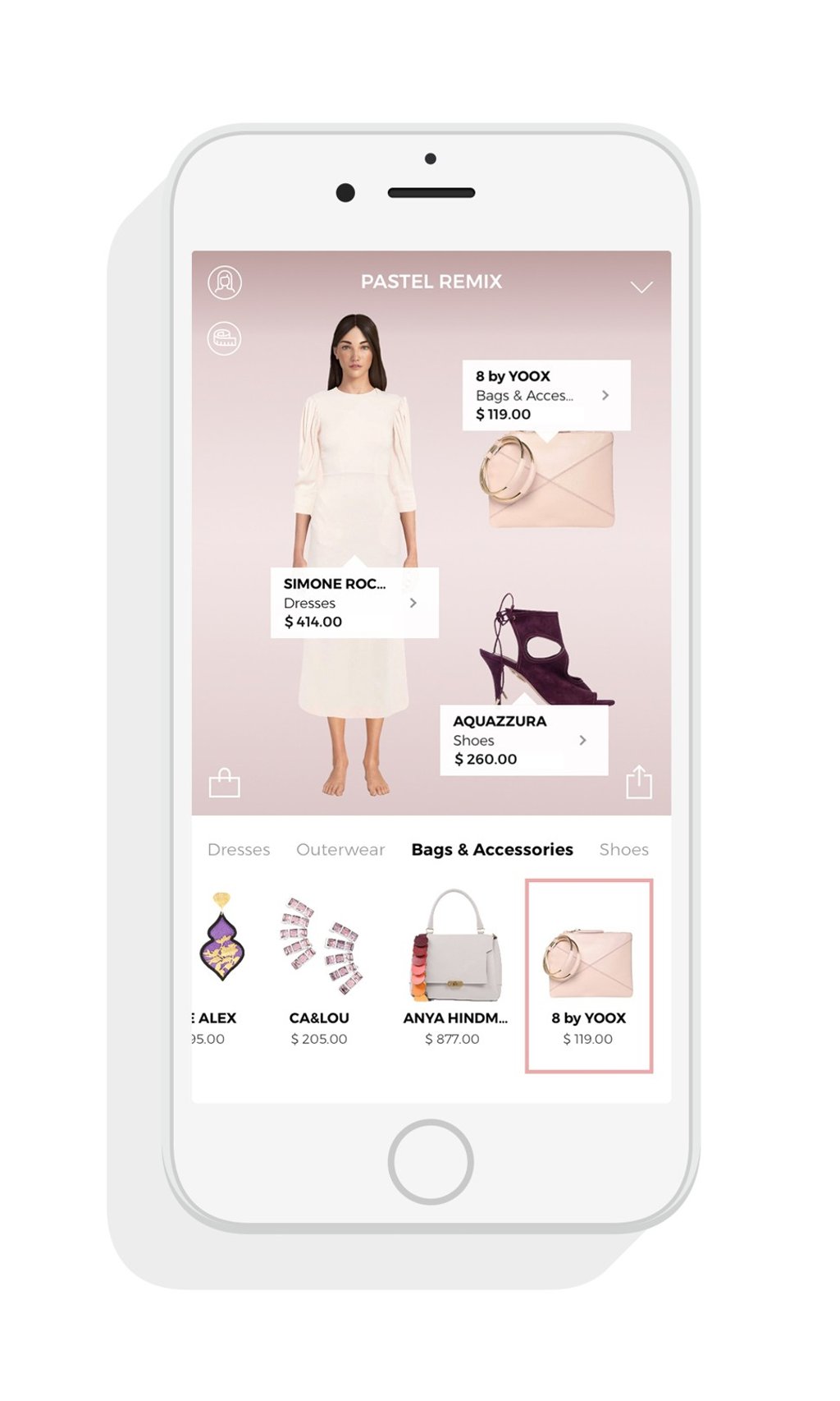 YooxMirror is a virtual styling guide.