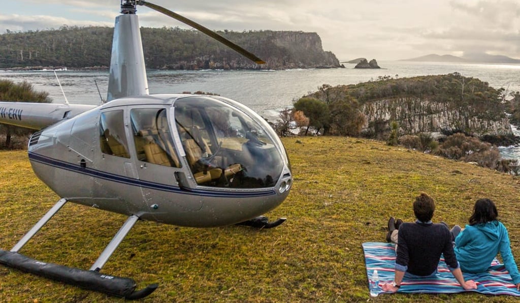 The scenic flights includes trips that take in Fury Gorge, Australia’s deepest gorge; Mount Ossa, Tasmania’s highest mountain and more. Photo: Cradle Mt Helicopters