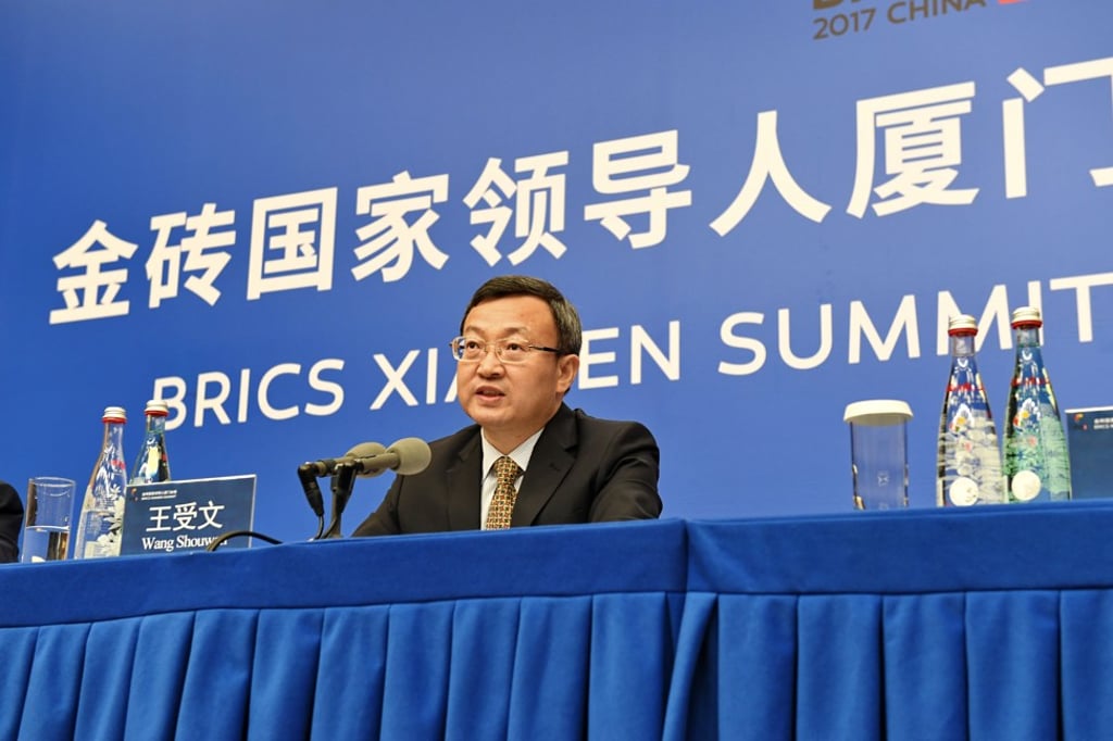 Wang Shouwen has climbed the bureaucratic ladder within China’s Ministry of Commerce. Photo: Xinhua