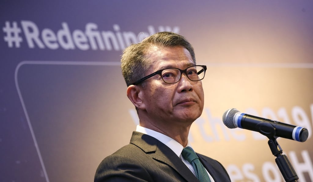Financial Secretary Paul Chan said the key for the waterfront expansion was “to maximise the creativity and expertise in project development and management”. Photo: Jonathan Wong