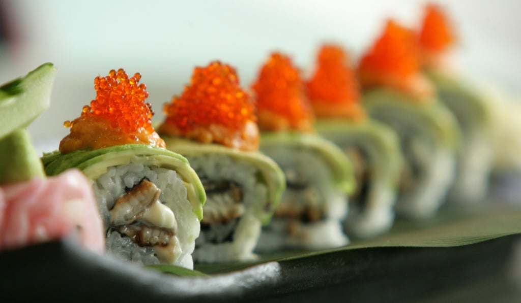 Ajijiman rolls at Ajijiman Japanese Restaurant.