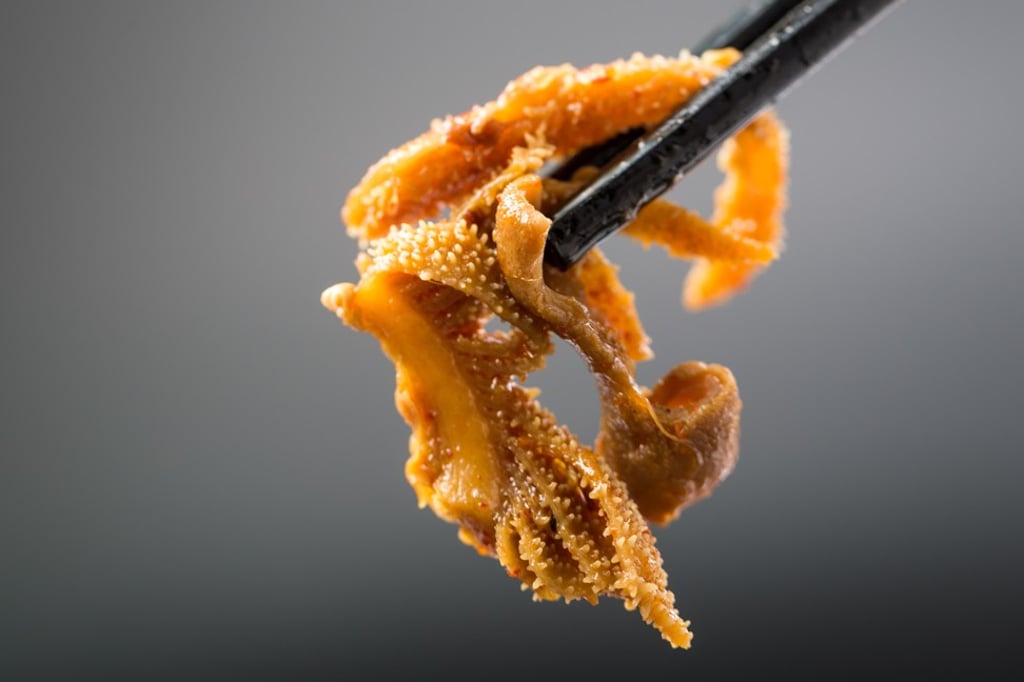 Offal such as beef omasum – meat from the stomach wall – is naturally high in fat and cholesterol.