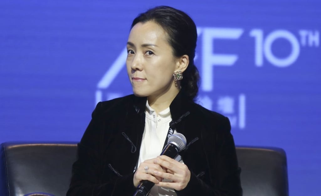 Suyi Kim, Managing Director, Head of Asia-Pacific of Canada Pension Plan Investment Board (CPPIB), at the Asian Financial Forum 2017 Concurrent Workshop at the Hong Kong Convention and Exhibition Centre in Wan Chai on 17 January 2017. Photo: SCMP/Chen Xiaomei