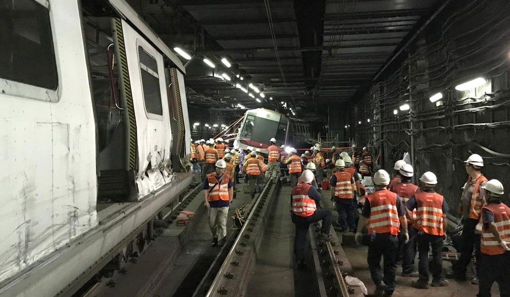 It could take days before the Tsuen Wan line can be fully reopened. Photo: Handout