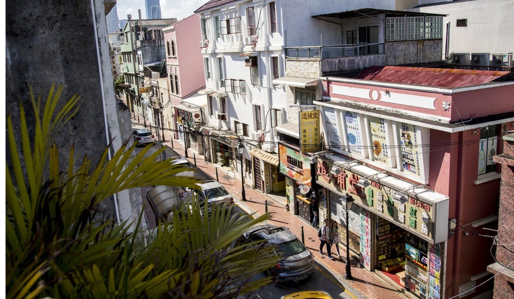 Typical colonial-era architecture in the Rua Correia da Silva in Taipa Village. Photo: Christopher DeWolf