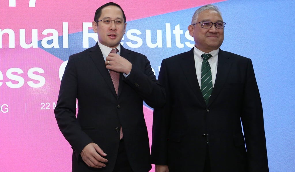 Spencer Fung (left) CEO of Li & Fung and chairman William Fung. Photo: Edmond So