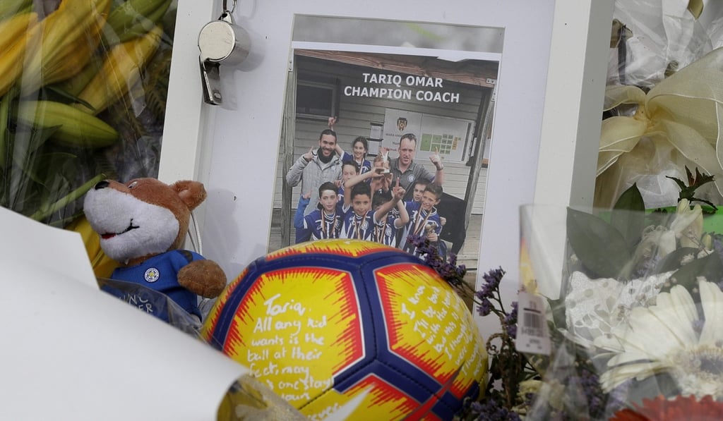 A tribute for Tariq Omar at the Botanical Gardens in Christchurch. Photo: AP A tribute for Tariq Omar at the Botanical Gardens in Christchurch. Photo: AP