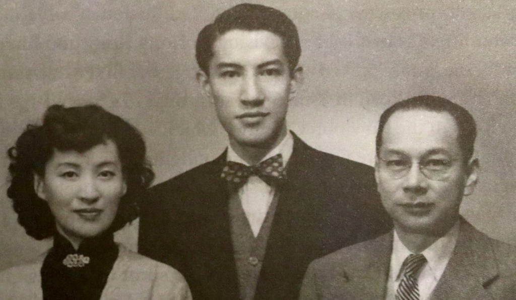 Young George Clement Shen with his parents in 1950. Photo: Handout Young George Clement Shen with his parents in 1950. Photo: Handout