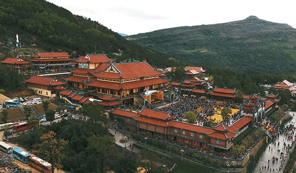 Ba Vang pagoda in Uong Bi city, Quang Ninh province, Vietnam. Photo: AP Ba Vang pagoda in Uong Bi city, Quang Ninh province, Vietnam. Photo: AP