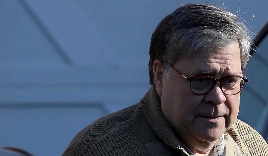 US Attorney General William Barr. Photo: AFP