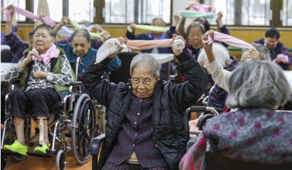 The home has 175 residents, sharing five-person rooms. Photo: Dickson Lee