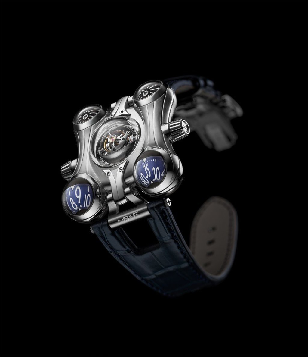 The MB&F HM6 Final Edition in steel The MB&F HM6 Final Edition in steel