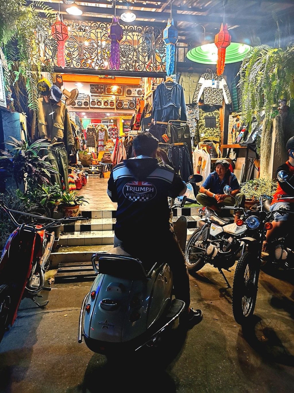 Outside Happy Lazy Man off Nimman Road in Chiang Mai. Photo: Happy Lazy Man Outside Happy Lazy Man off Nimman Road in Chiang Mai. Photo: Happy Lazy Man
