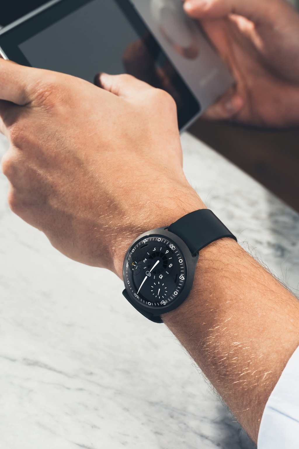 Ressence’s liquid-filled Type 2A watch Ressence’s liquid-filled Type 2A watch