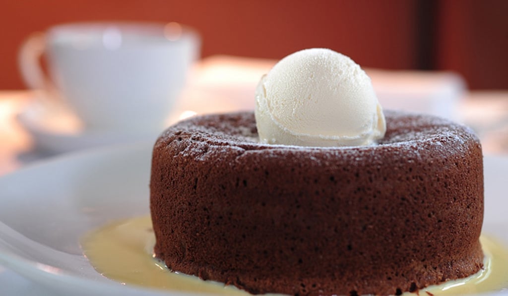 A dessert at the Steak House winebar + grill