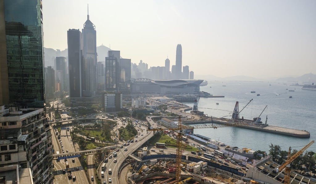 The construction site of the Sha Tin to Central Link near the Cross-Harbour Tunnel. Photo: Tory Ho
