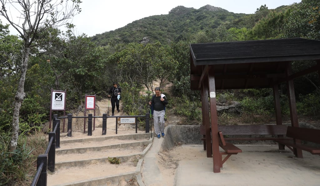 An access path to Tiu Shau Ngam mountain ridge in Ma On Shan. Photo: Sam Tsang