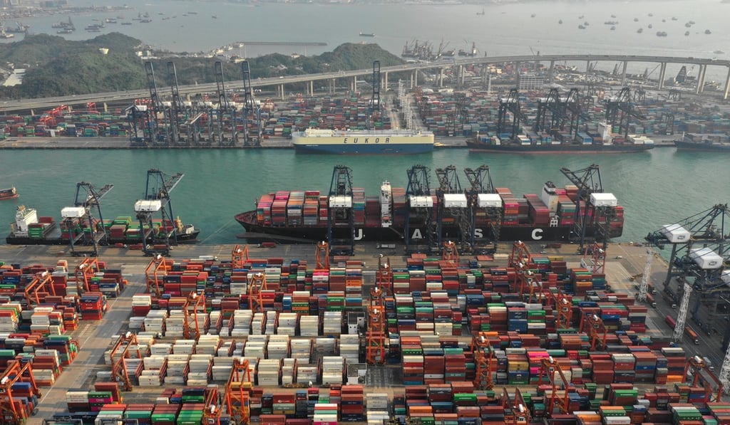 Hong Kong’s exports have been hurt by the trade war, falling 0.4 per cent in January year on year. Photo: Roy Issa