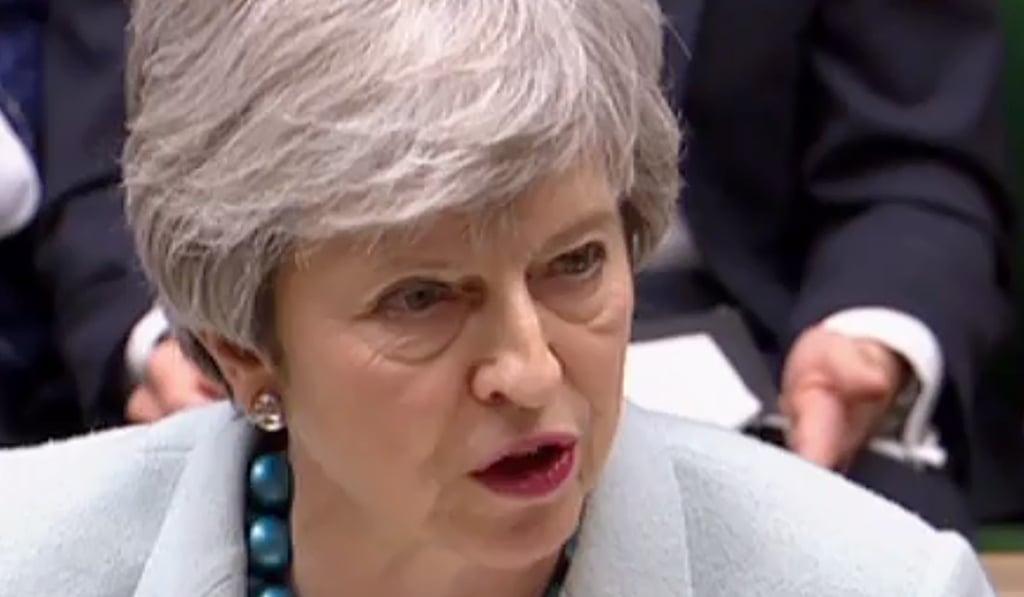 Britain's Prime Minister Theresa May reportedly suggested that she could resign if that persuaded enough doubters in her party to back her Brexit deal. Photo: AFP Britain's Prime Minister Theresa May reportedly suggested that she could resign if that persuaded enough doubters in her party to back her Brexit deal. Photo: AFP