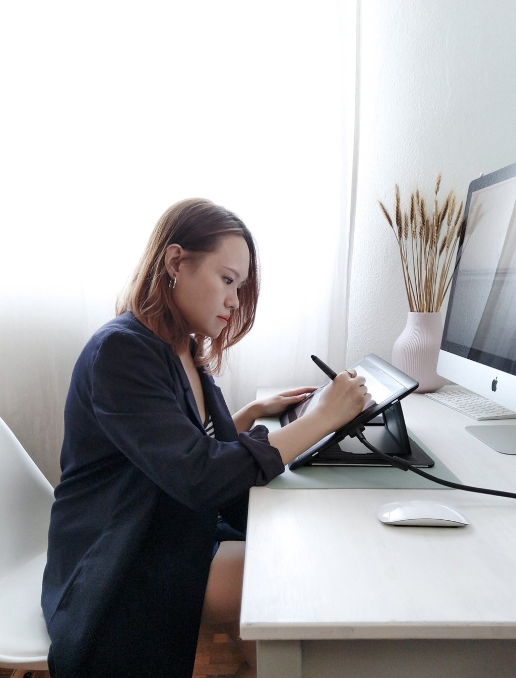 Diane Ng says her mind is transported to a happy place when she is working on an artistic project. Photo: Diane Ng