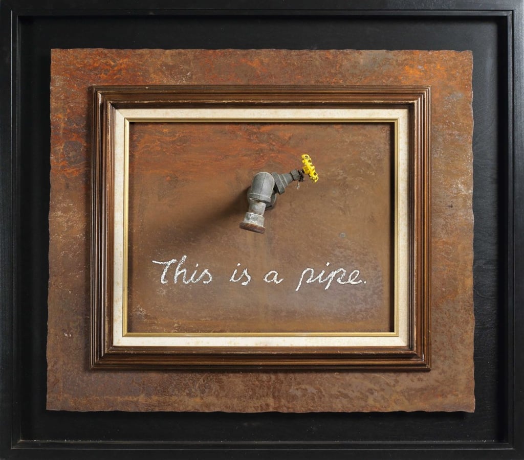 ‘This is a pipe’ by Banksy