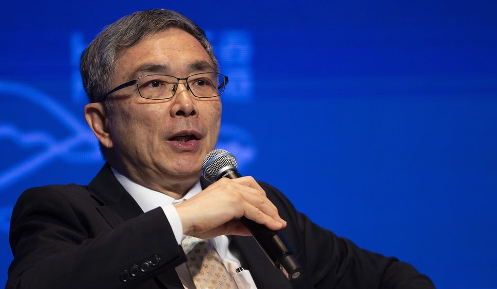 Secretary for Financial Services and the Treasury James Lau at the Asian Financial Forum in Hong Kong in January. Photo: EPA