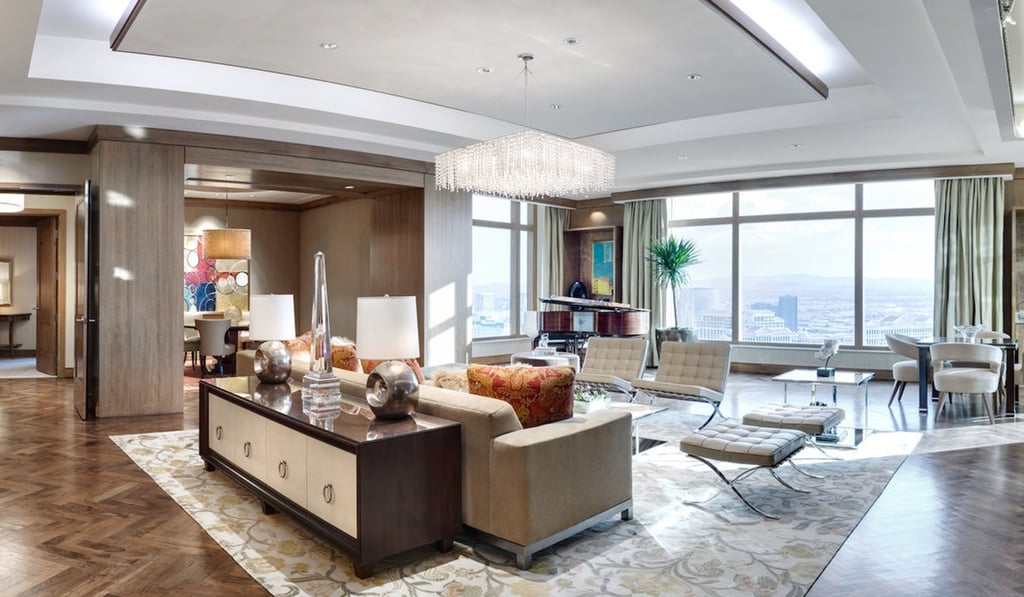 The presidential suite at The Venetian in Las Vegas, which could be your ‘home’ for four nights. Photo: The Venetian