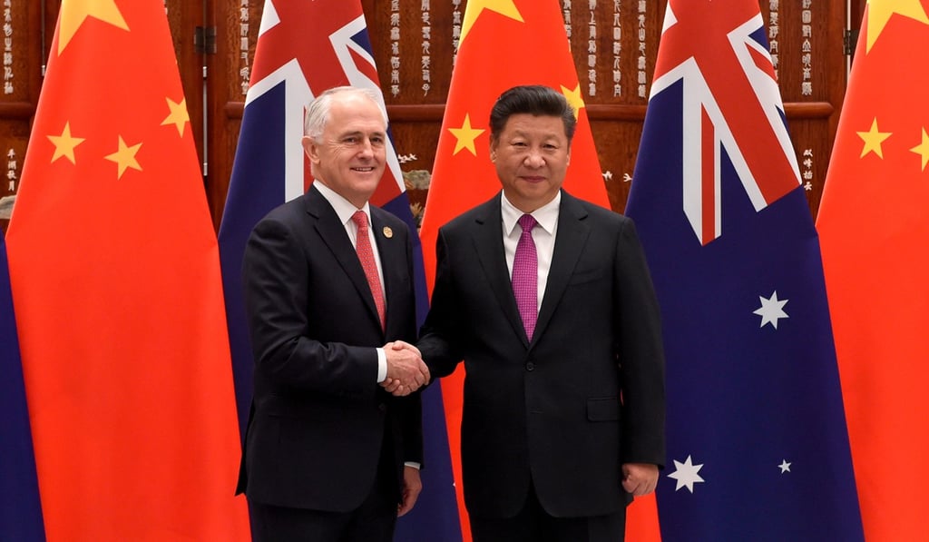 Former Australian prime minister Malcolm Turnbull meets Chinese President Xi Jinping at the G20 Summit in Hangzhou. Photo: Reuters