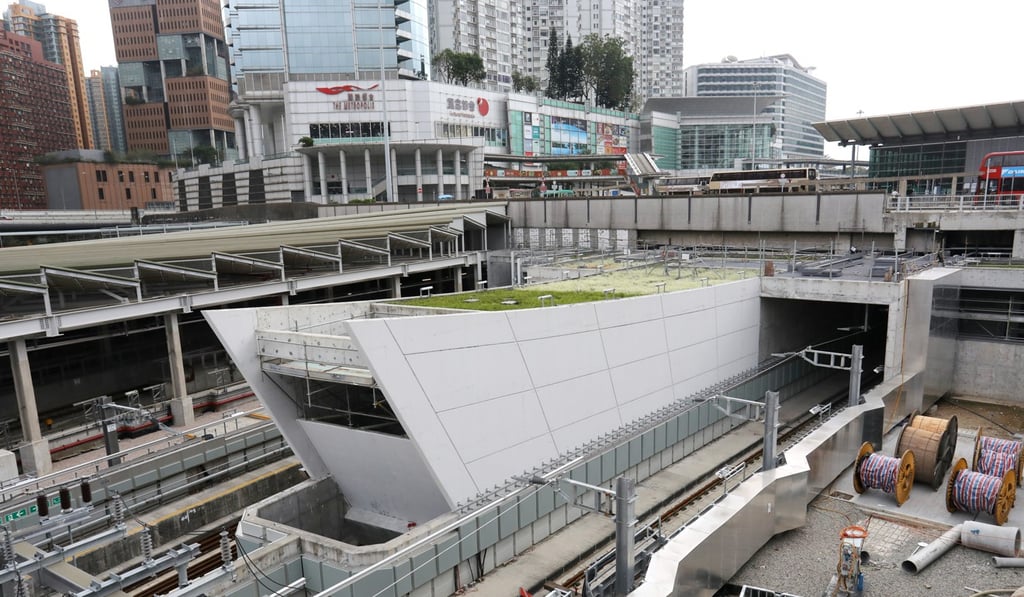 The scandal centred on work on an expanded platform at Hung Hom station. Photo: Dickson Lee