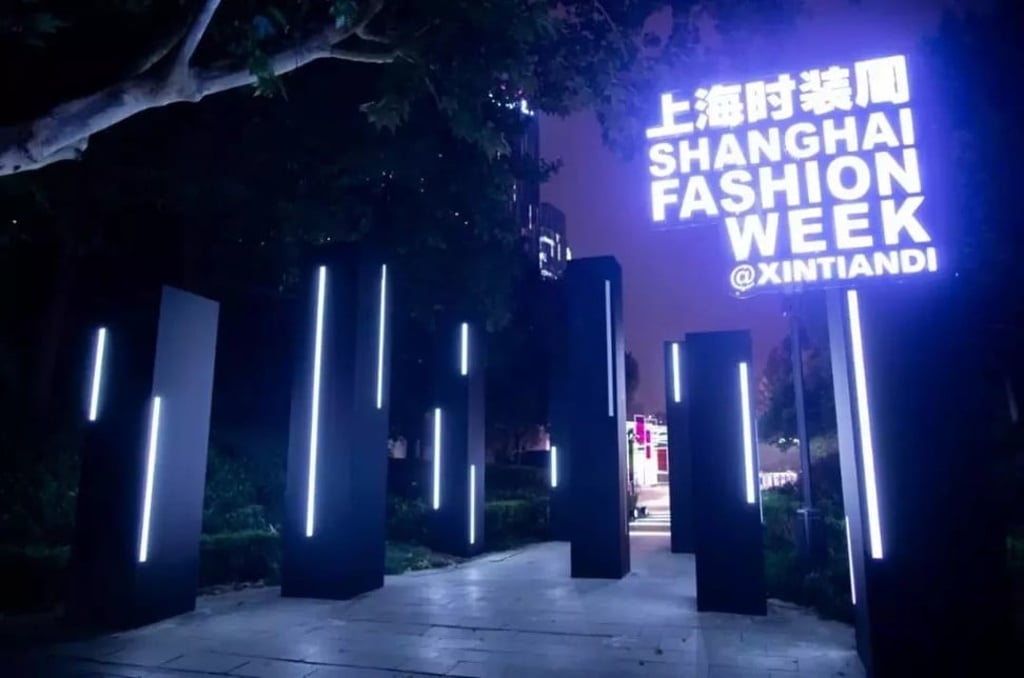 Shanghai Fashion Week takes place twice a year in the Chinese city. Shanghai Fashion Week takes place twice a year in the Chinese city.