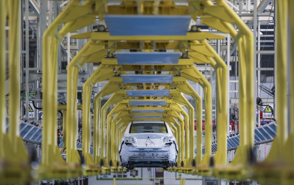 The decline in China’s automotive sector has been felt by companies in that industry, which reported profit fall of 42 per cent after China’s vehicles sales fell for the eighth straight month in February. Photo: Simon Song