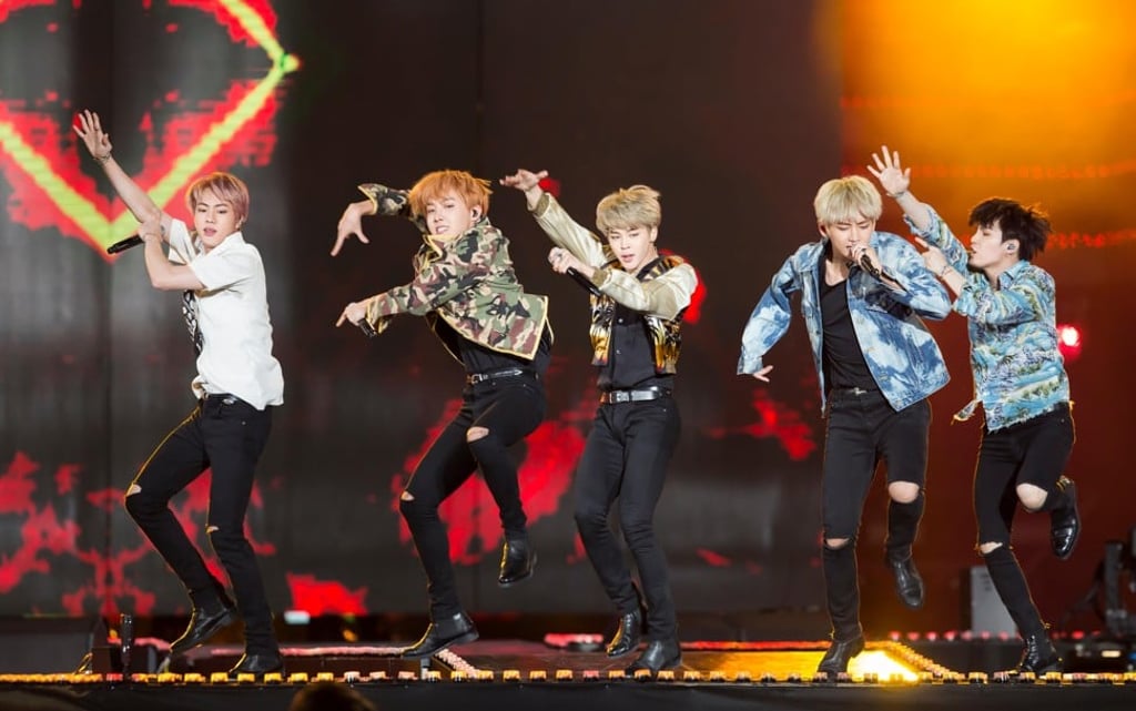 BTS are now the biggest stars of the K-pop entertainment industry. Photo: Alamy