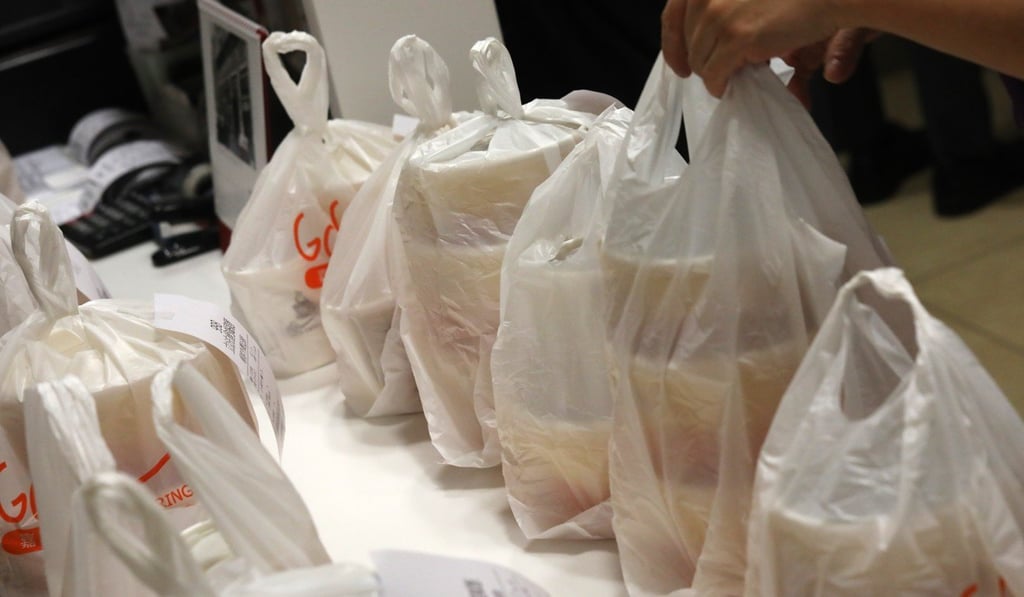 Disposable plastic containers and utensils are rampant in Hong Kong. Chief Executive Carrie Lam formed a study into the regulation or ban of single-use tableware. Photo: K. Y. Cheng