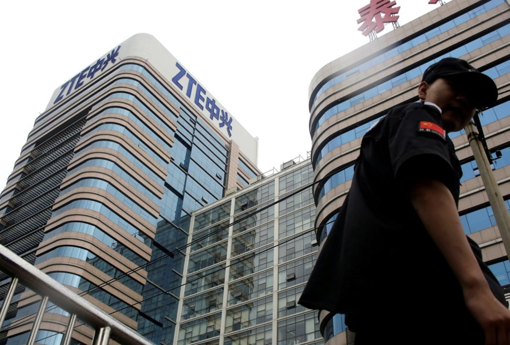 ZTE Corp, whose Beijing research and development centre is shown here, and cross-town rival Huawei Technologies are China’s two 5G champions. Photo: Reuters