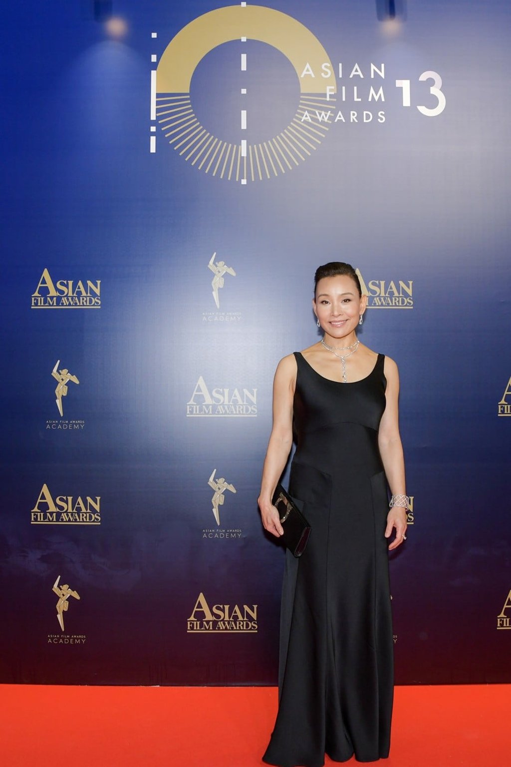 Chen on the red carpet at the 2019 Asian Film Awards.