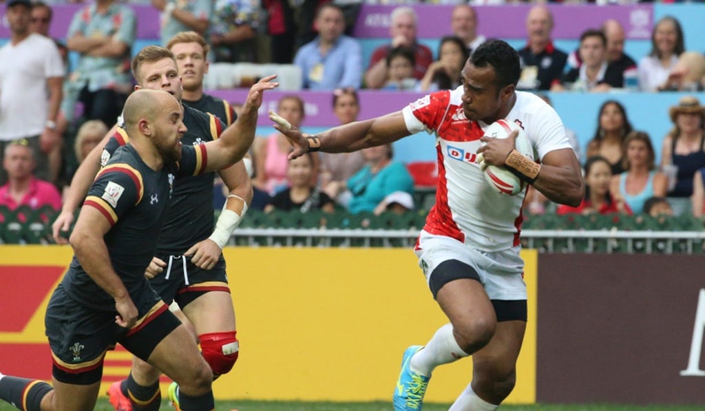 Kameli Soejima (above right), who is one of Japan’s highest scoring sevens players. Photo: Dickson Lee