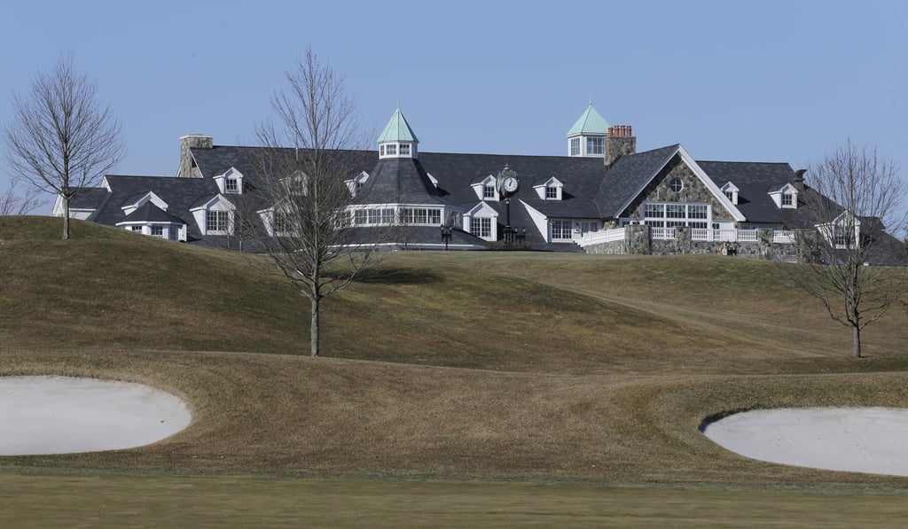 A building on the grounds of the Trump National Golf Club in Briarcliff Manor, New York. File photo: AP