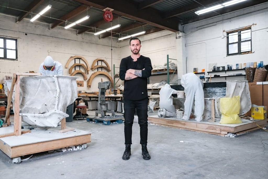 Fernando Mastrangelo in his studio Fernando Mastrangelo in his studio