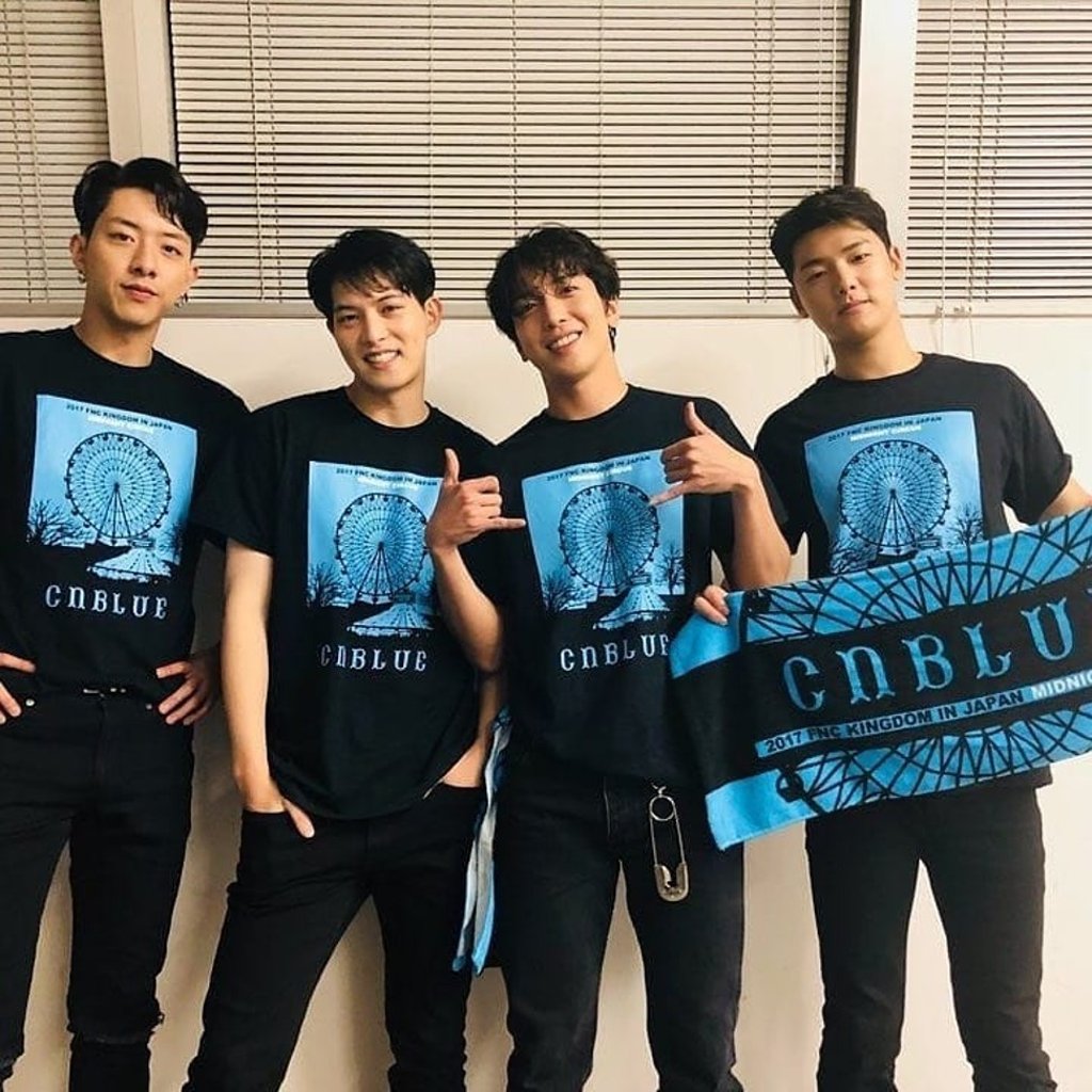 Lee Jong Hyun (second from left), a member of CNBLUE. Photo: Instagram @_beatiful__beyond