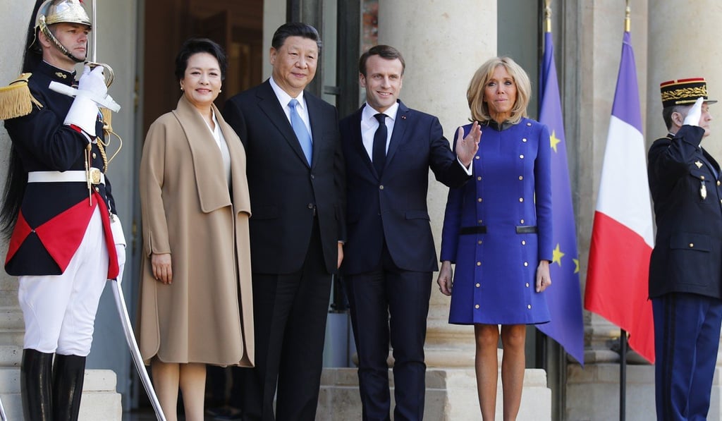 French President Emmanuel Macron has been reluctant to sign a memorandum of understanding to take part in China’s “Belt and Road Initiative”. Photo: AP