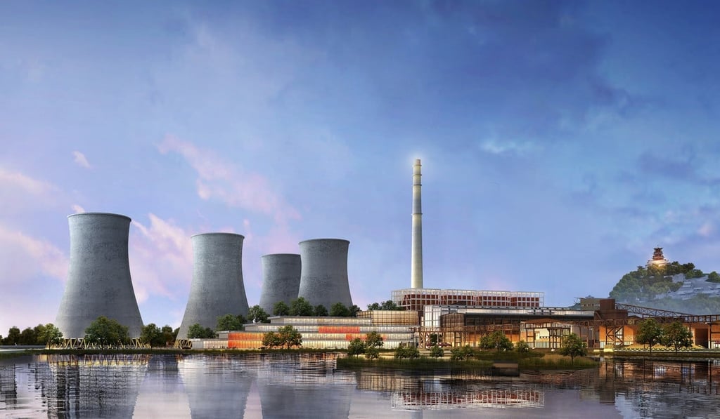 An artist’s impression of the Shangri-La hotel that will come up in Shougang Park in Beijing. Photo: Handout